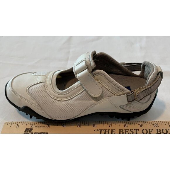 Footjoy LoPro Collection Womens 6M Soft Spike Golf Shoes White Leather Mesh - Picture 15 of 16